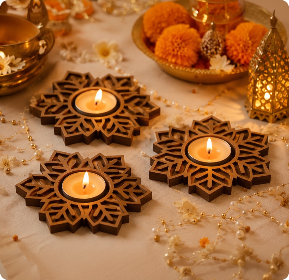 Handcrafted Floral Votive Kit